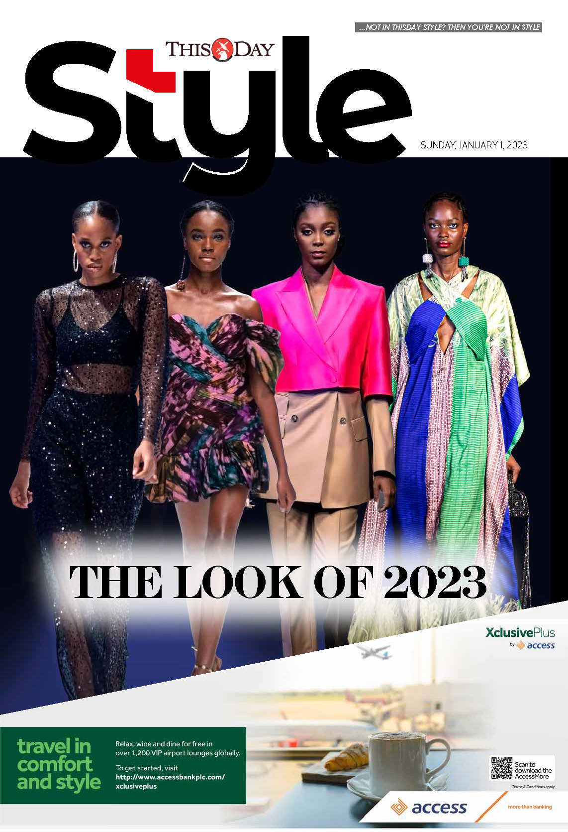 THISDAY STYLE MAGAZINE. JANUARY 1ST COVER.